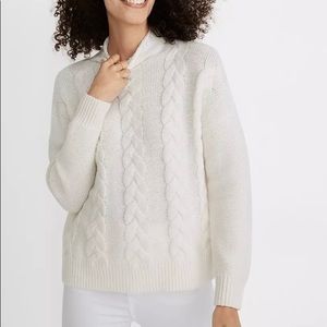 Madewell Grenville Cable Knit Sweater NWT